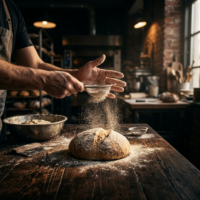 Fresh artisan bread