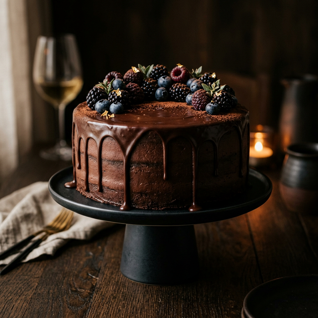 Chocolate Cake Macro
